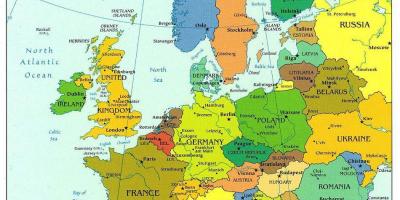 ევროპის რუკა გვიჩვენებს, დანია
